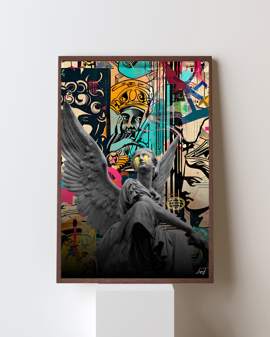 “DIVINE ICON” – Exclusive Pop Art artwork of an antique figure