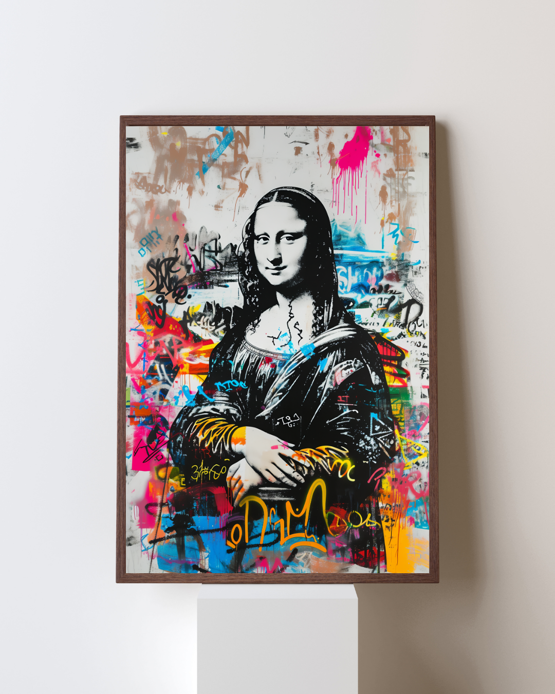 Mona Lisa Reloaded – Pop Art Ikone auf Leinwand