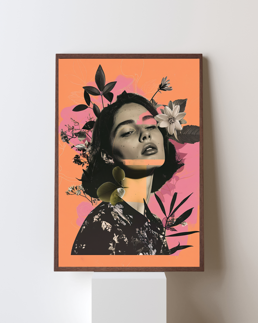 Flore Girl – Blooming beauty in pop art style