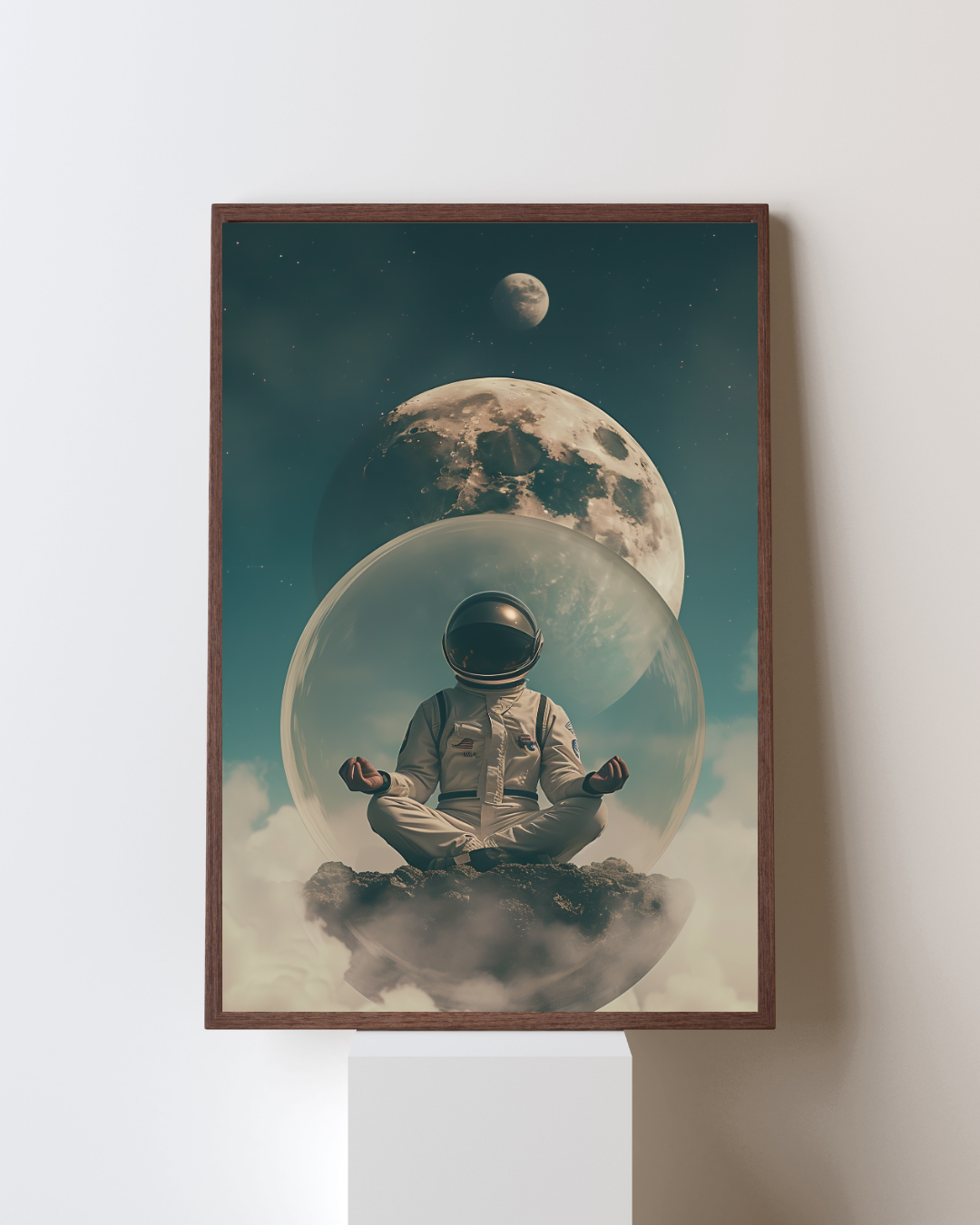 Lunar Silence – The Astronaut in Meditation