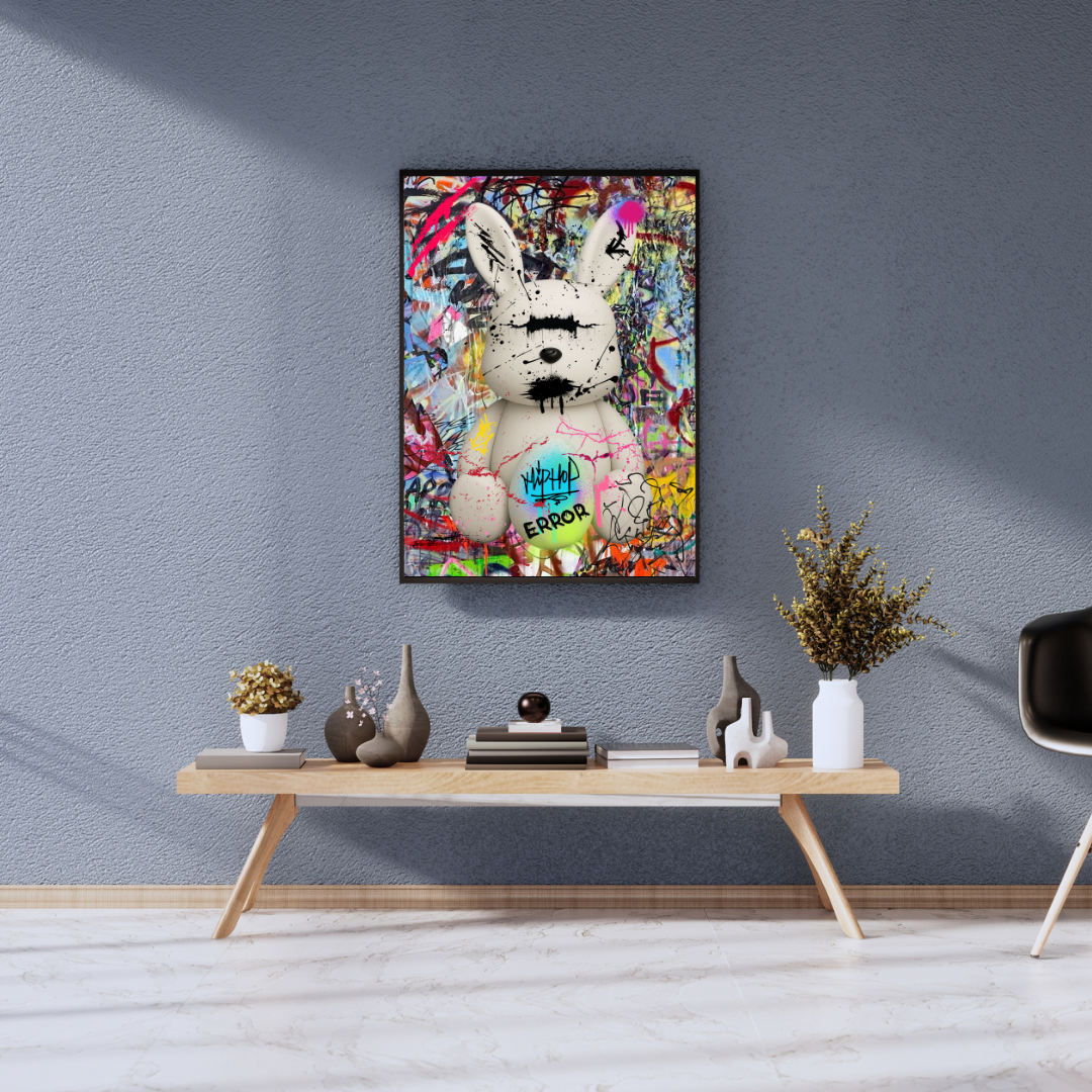 “REBELL RABBIT” – The Pop Art rabbit picture with character