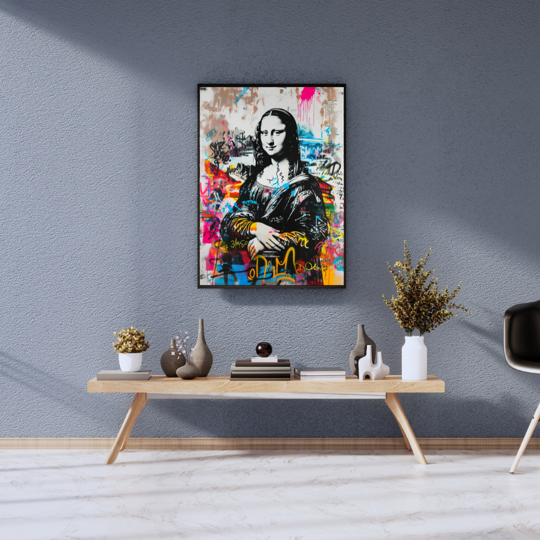 Mona Lisa Reloaded – Pop Art Ikone auf Leinwand