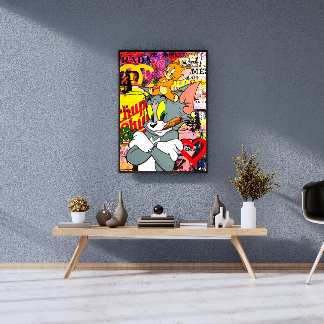 Tom & Jerry Pop Art – Klassischer Cartoon im modernen Look