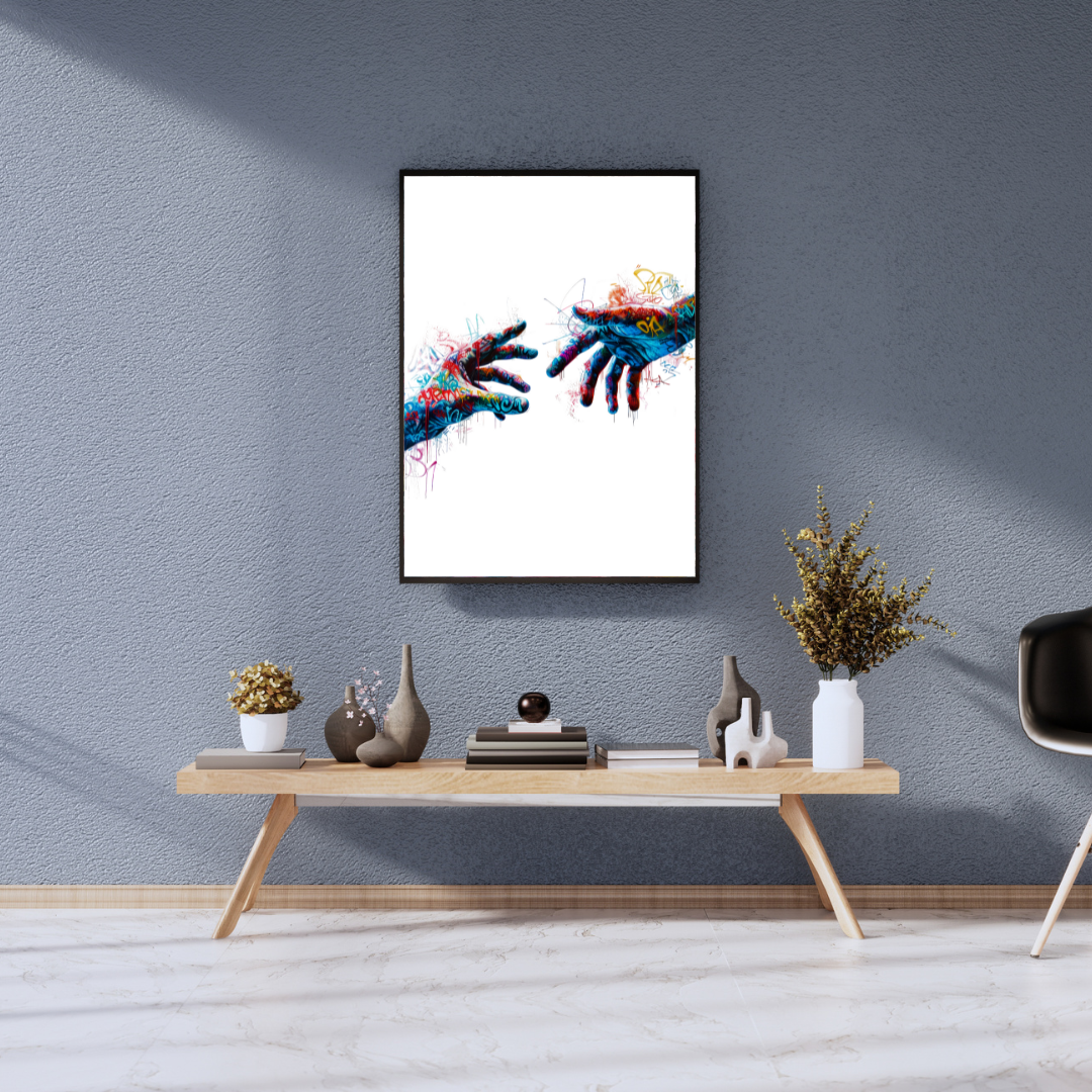 Urban Creation – Zwei Hände im Moment davor