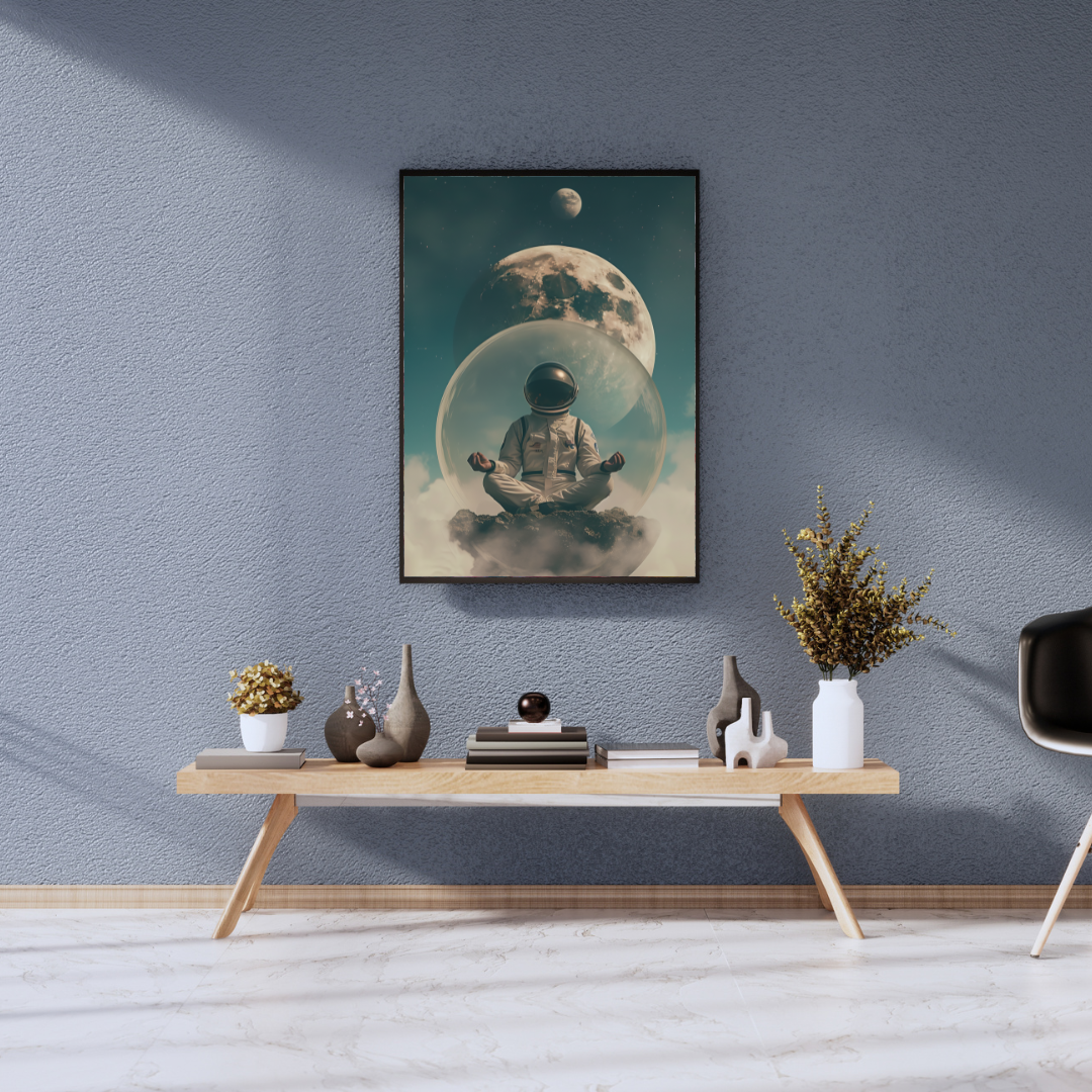 Lunar Silence – The Astronaut in Meditation