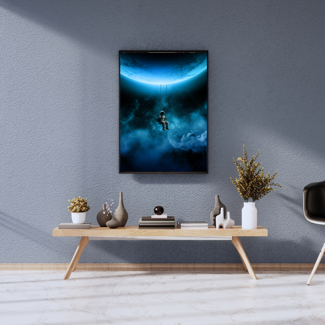 “ASTRONAUT & SWING” – Weightless swinging in space