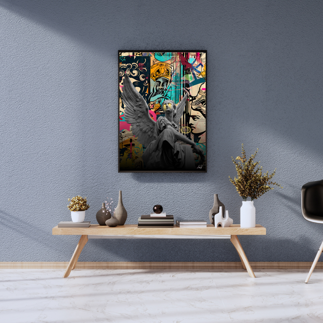 “DIVINE ICON” – Exclusive Pop Art artwork of an antique figure