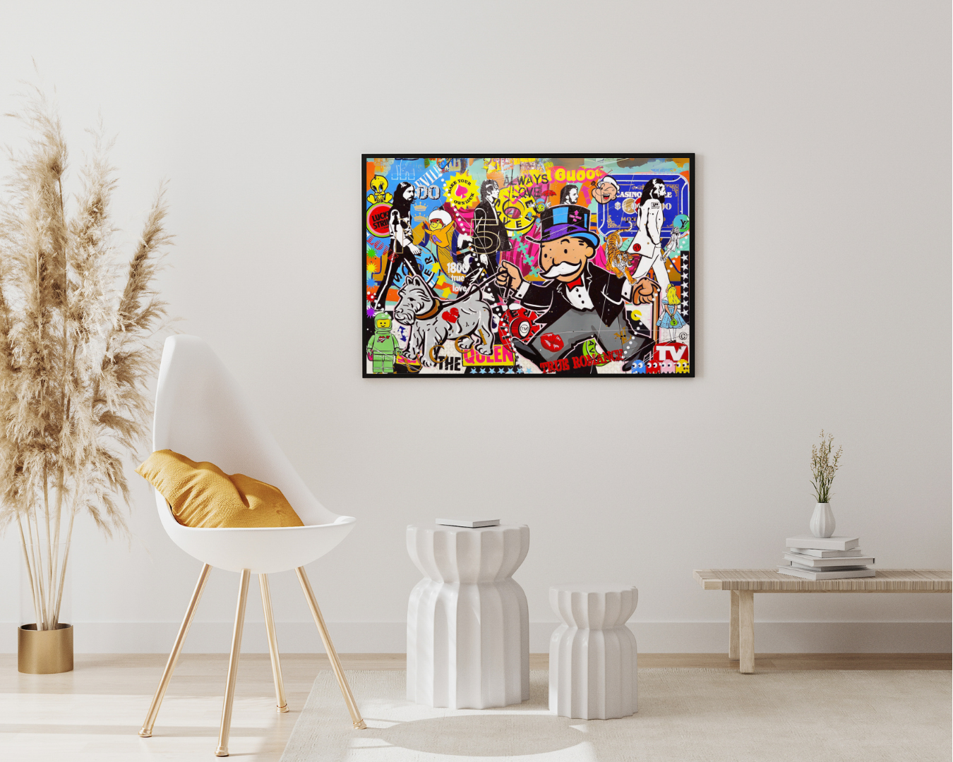 Mona Lisa Reloaded – Pop Art Icon on Canvas