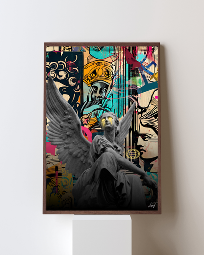 “DIVINE ICON” – Exclusive Pop Art artwork of an antique figure