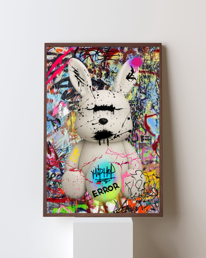“REBELL RABBIT” – The Pop Art rabbit picture with character