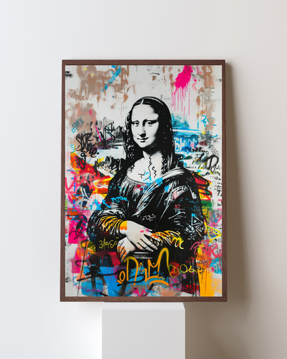Mona Lisa Reloaded – Pop Art Ikone auf Leinwand