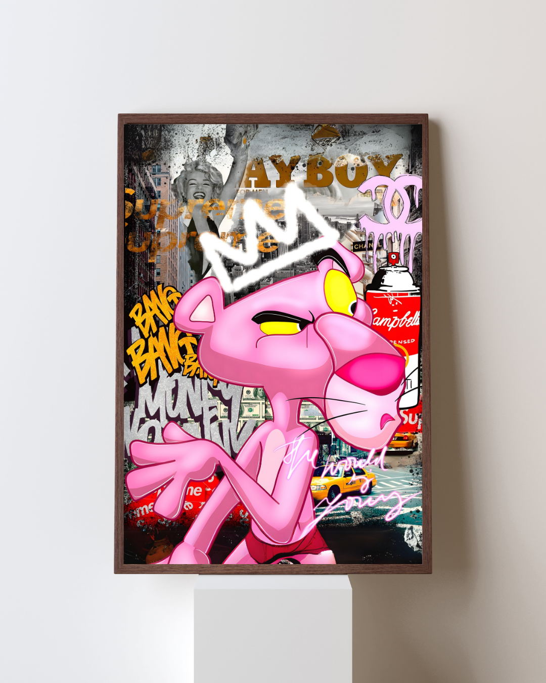 Pink Panther Pop Art – Kultfigur im Urban Style