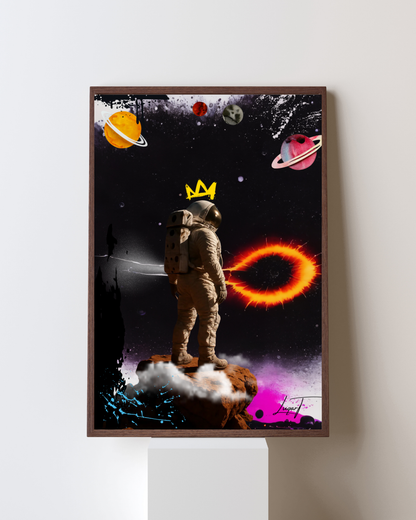 “COSMIC DREAMER” – Pop Art Astronaut Mural