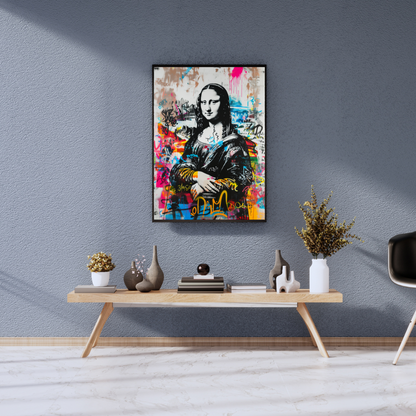 Mona Lisa Reloaded – Pop Art Ikone auf Leinwand