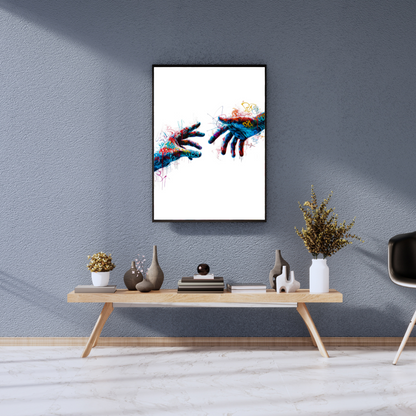 Urban Creation – Zwei Hände im Moment davor