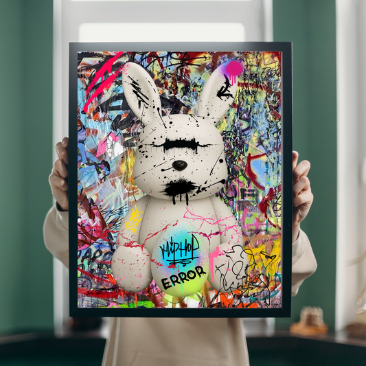 “REBELL RABBIT” – The Pop Art rabbit picture with character
