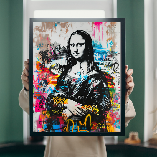 Mona Lisa Reloaded – Pop Art Ikone auf Leinwand