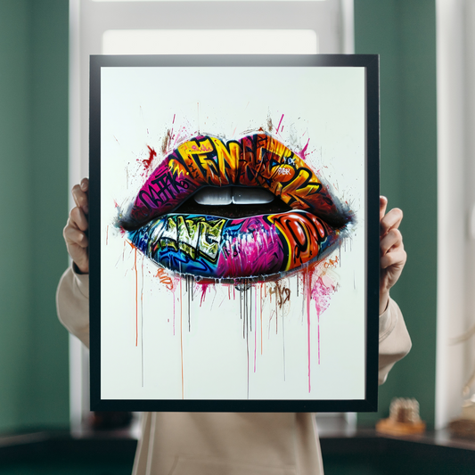 Graffiti Lips – Kiss with an Edge