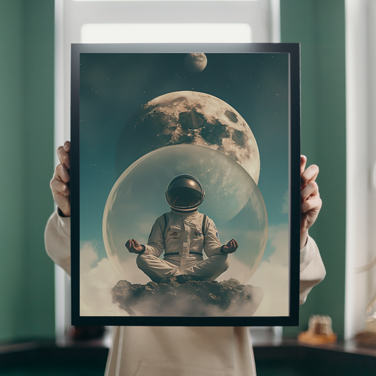 Lunar Silence – The Astronaut in Meditation