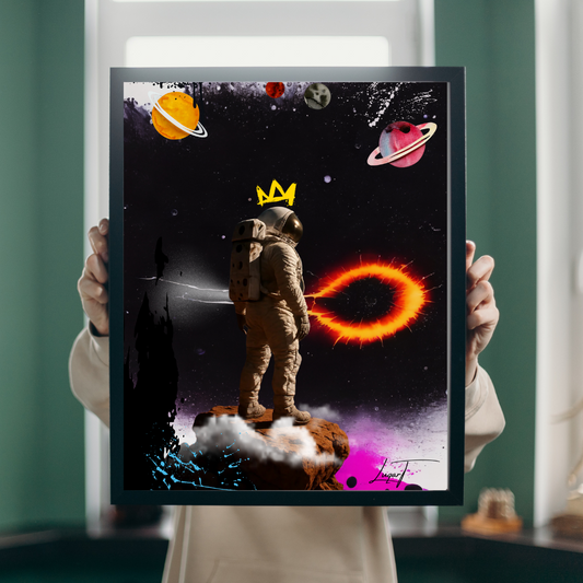 “COSMIC DREAMER” – Pop Art Astronaut Mural