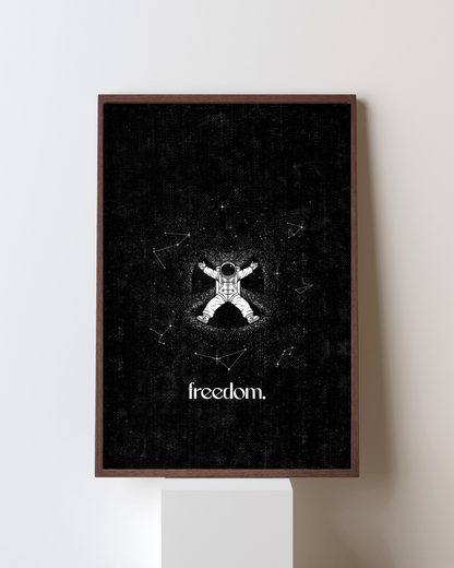 Freedom in Orbit – Snow Angel in Space