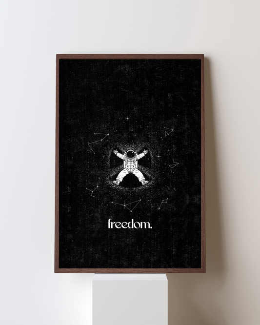 Freedom in Orbit – Snow Angel in Space