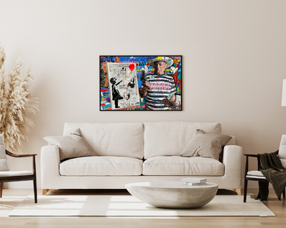 Mona Lisa Reloaded – Pop Art Icon on Canvas