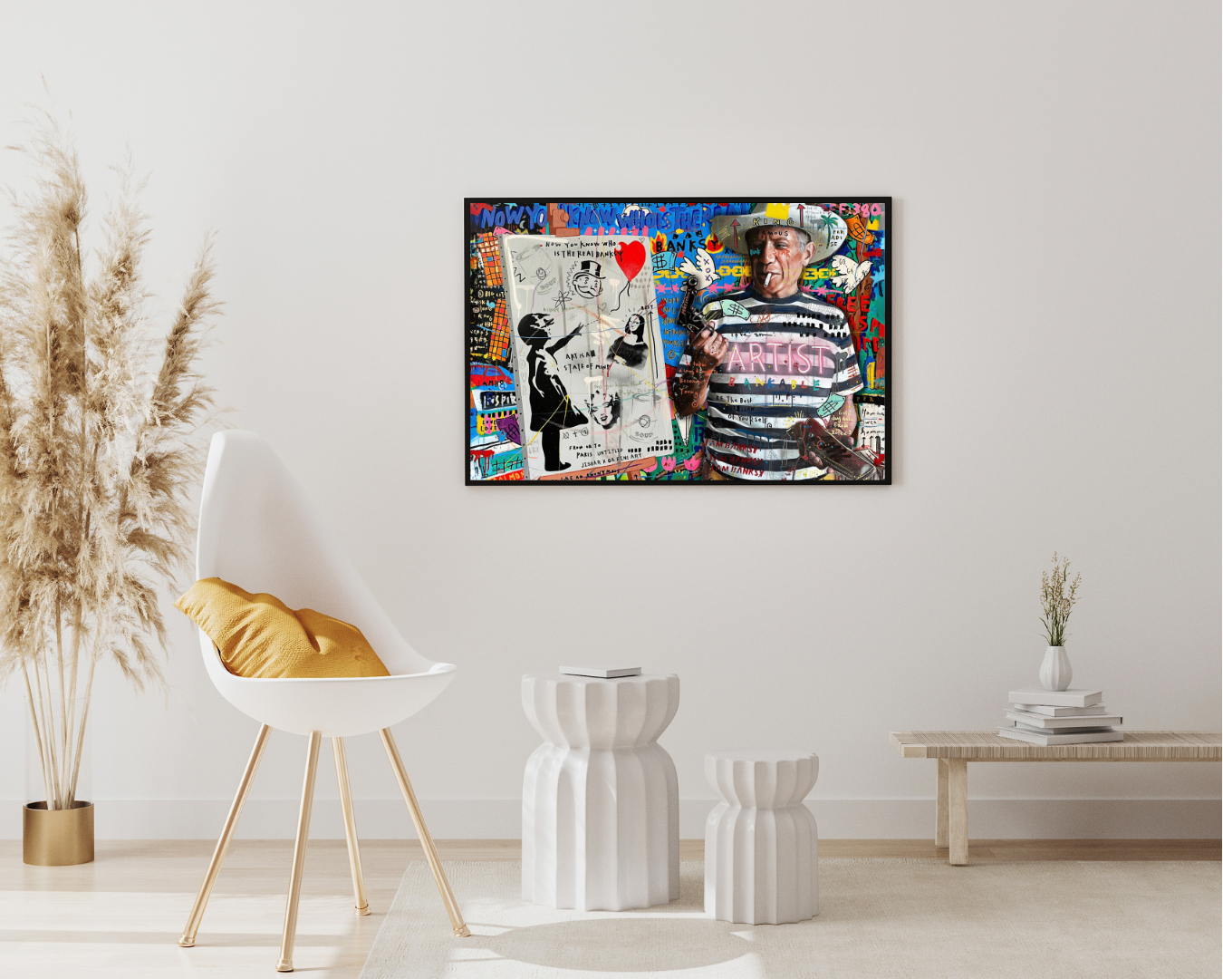 Mona Lisa Reloaded – Pop Art Icon on Canvas