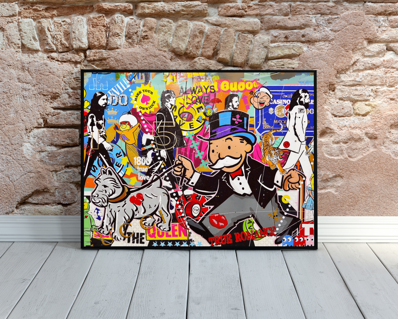 Mona Lisa Reloaded – Pop Art Icon on Canvas