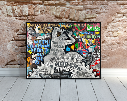 Mona Lisa Reloaded – Pop Art Icon on Canvas